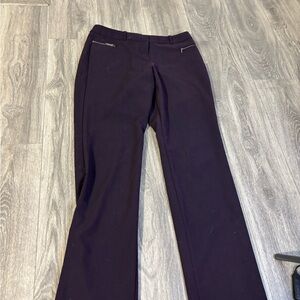Worthington Dark Purple Straight Leg Pants